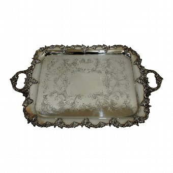 Edwardian Silver-Plated Tray