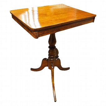 Late Victorian Satin Birch and Elm Occasional Table