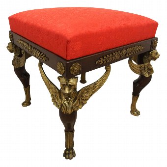Late 19th Century Egyptian Revival Stool