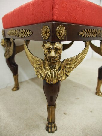 Antique Late 19th Century Egyptian Revival Stool