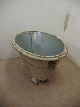 Antique Neoclassical Style Carved Wooden Bath