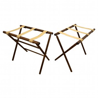 Pair of Folding Luggage Racks