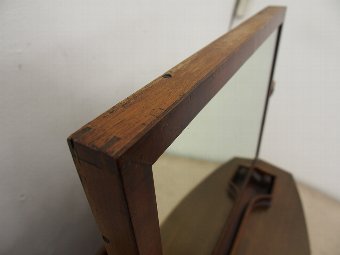 Antique Mein of Kelso Mahogany Toilet Mirror