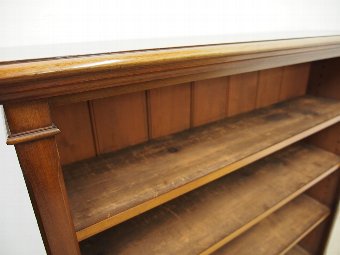 Antique Victorian Mahogany Open Bookcase