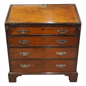 George III Mahogany Bureau