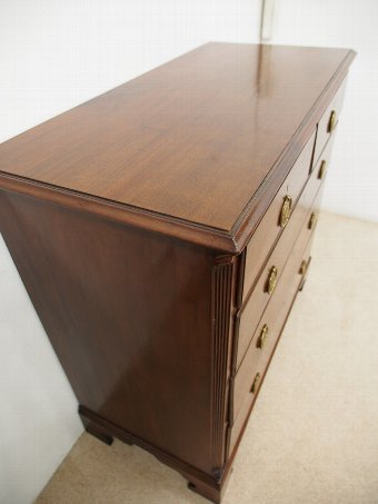 Antique George III Figured Mahogany Chest of Drawers
