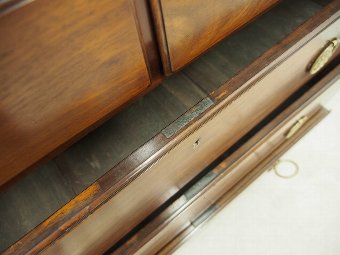 Antique George III Figured Mahogany Chest of Drawers
