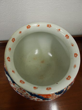 Antique Pair of Imari Jardinieres
