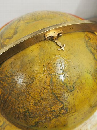 Antique Table Top Globe on Stand