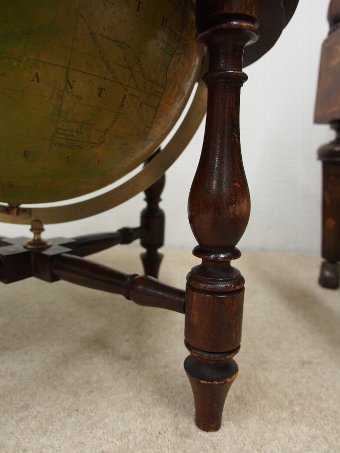 Antique Table Top Globe on Stand