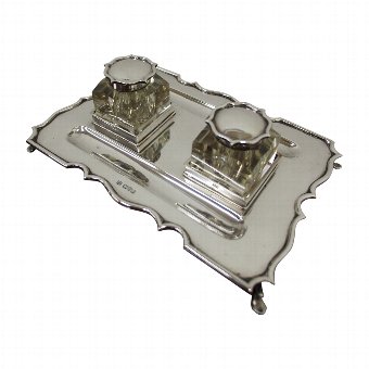 Edwardian Silver Ink Stand