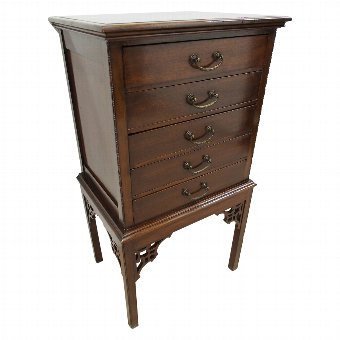 Edwardian Mahogany Music Cabinet