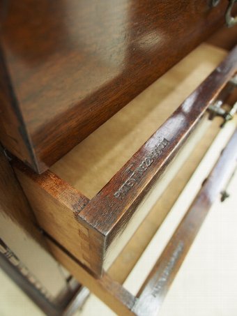Antique Edwardian Mahogany Music Cabinet