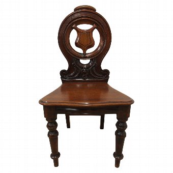 Mahogany Hall Chair