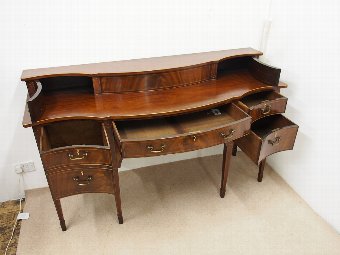 Antique George III Style Mahogany and Inlaid Scottish Sideboard.