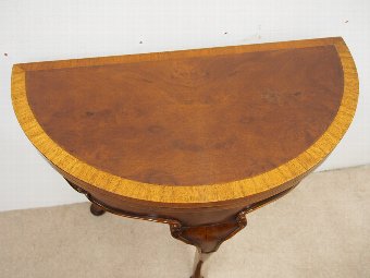 Antique George II Style Fold Over Card Table