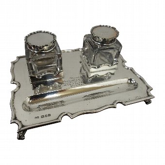 Silver Ink Stand