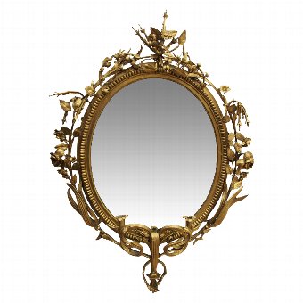 Georgian Gilt Girandole Mirror