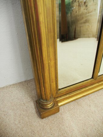 Antique Regency Style Gilt Overmantel Mirror