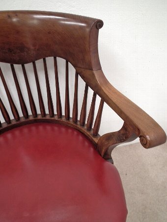 Antique Mahogany Victorians Captains / Office Chair
