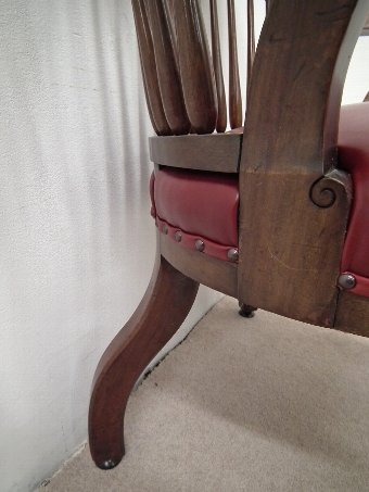 Antique Mahogany Victorians Captains / Office Chair