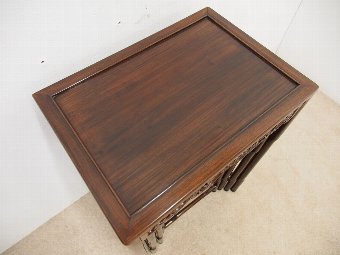 Antique Chinese Rosewood Quartetto Nest of Tables