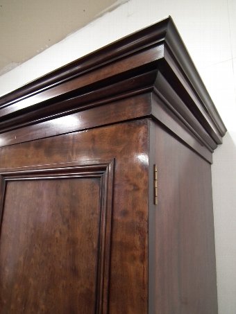 Antique Late Georgian Mahogany 3 Door Wardrobe