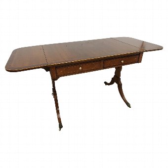 Regency Style Mahogany Sofa Table