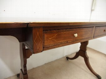 Antique Regency Style Mahogany Sofa Table