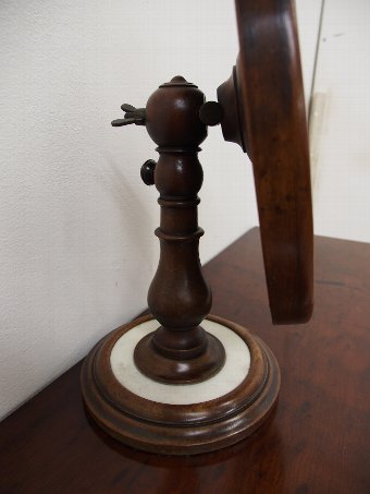 Antique Victorian Mahogany Dressing Mirror