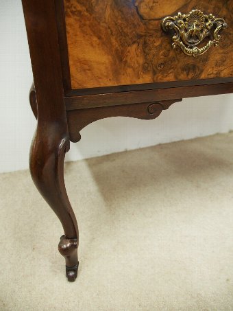 Antique Red Walnut Louis XV Style Dressing Table