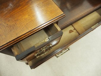 Antique Red Walnut Louis XV Style Dressing Table