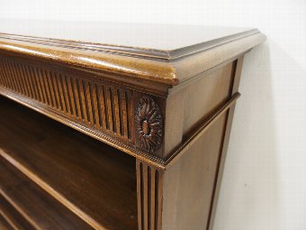 Antique  Waring and Gillows Mahogany Open Bookcase