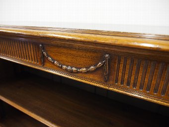 Antique  Waring and Gillows Mahogany Open Bookcase