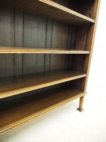 Antique  Waring and Gillows Mahogany Open Bookcase
