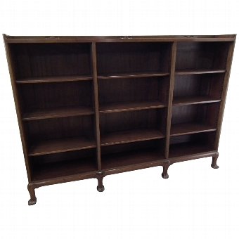 Whytock and Reid Mahogany Open Bookcase