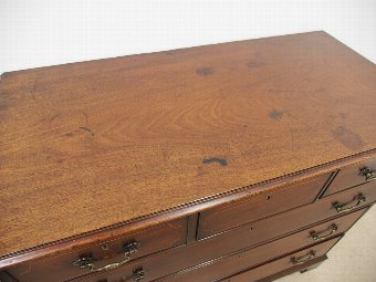 Antique George III Inlaid Mahogany Chest of Drawers