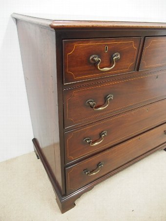 Antique George III Inlaid Mahogany Chest of Drawers