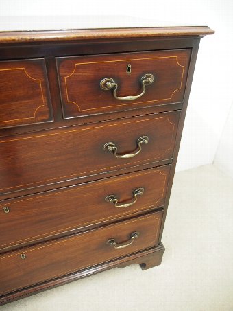 Antique George III Inlaid Mahogany Chest of Drawers