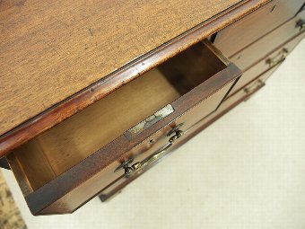 Antique George III Inlaid Mahogany Chest of Drawers