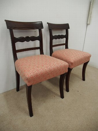 Antique Pair of George II Mahogany Chairs