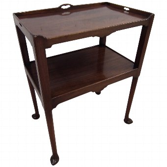 Mahogany 2 Tier Side Table