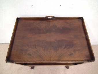 Antique Mahogany 2 Tier Side Table