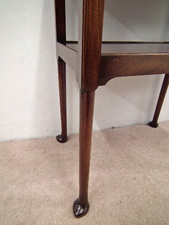 Antique Mahogany 2 Tier Side Table