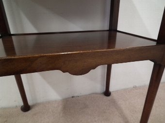 Antique Mahogany 2 Tier Side Table