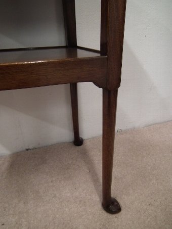 Antique Mahogany 2 Tier Side Table