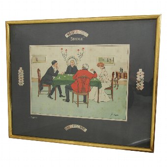 Antique Set of 4 Bridge Chromolithographs by G Lackeray
