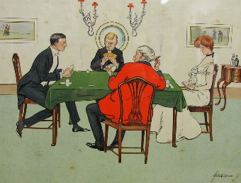 Antique Set of 4 Bridge Chromolithographs by G Lackeray