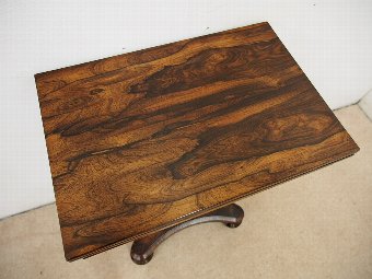Antique Regency Fold Over Games Table