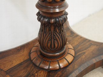 Antique Regency Fold Over Games Table